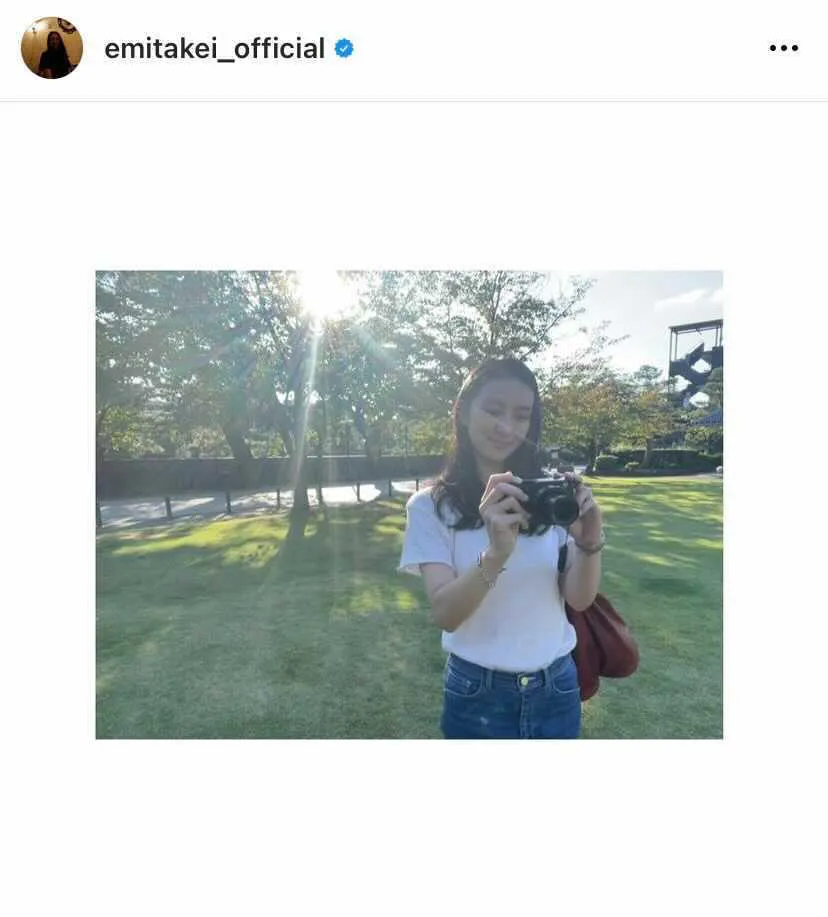 ※画像は武井咲オフィシャルInstagram(emitakei_official)より