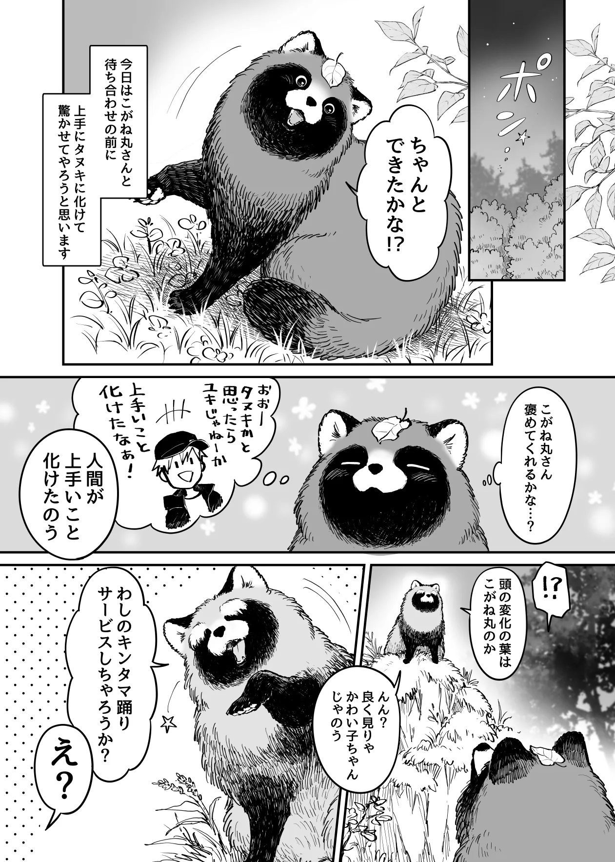 化けタヌキからの贈りもの (1/8)