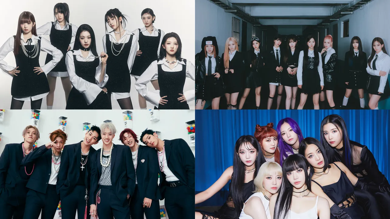 【写真】『K-POP SUPER LIVE』に出演するIVE、Kep1er、P1Harmony、NATUREのアー写公開