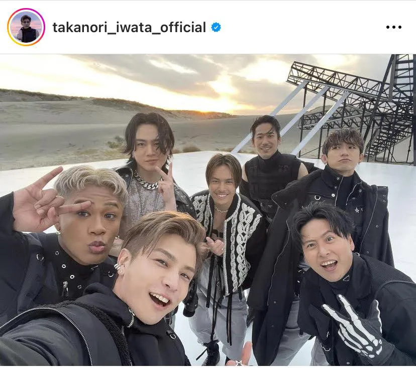 三代目J SOUL BROTHERS7人集合ショット