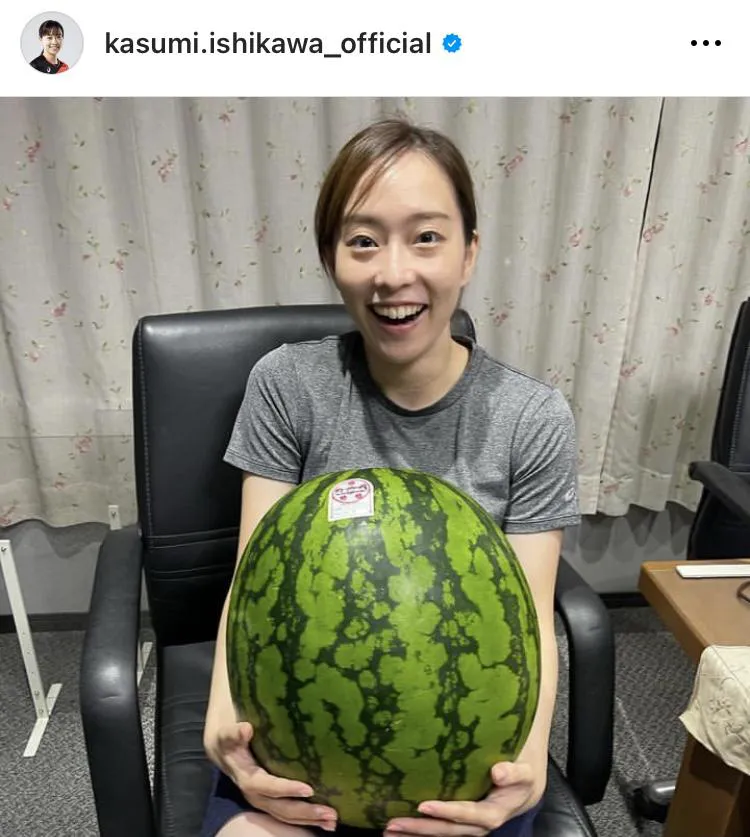  ※画像は石川佳純(kasumi.ishikawa_official)公式Instagramより