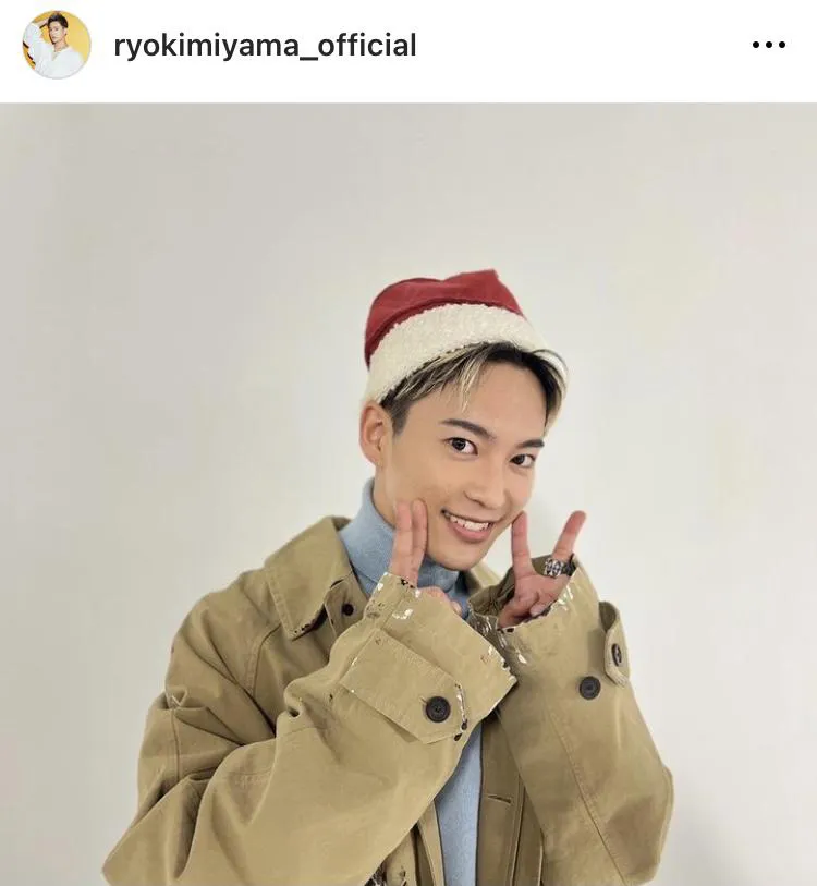  ※画像は三山凌輝Instagram (ryokimiyama_official)より