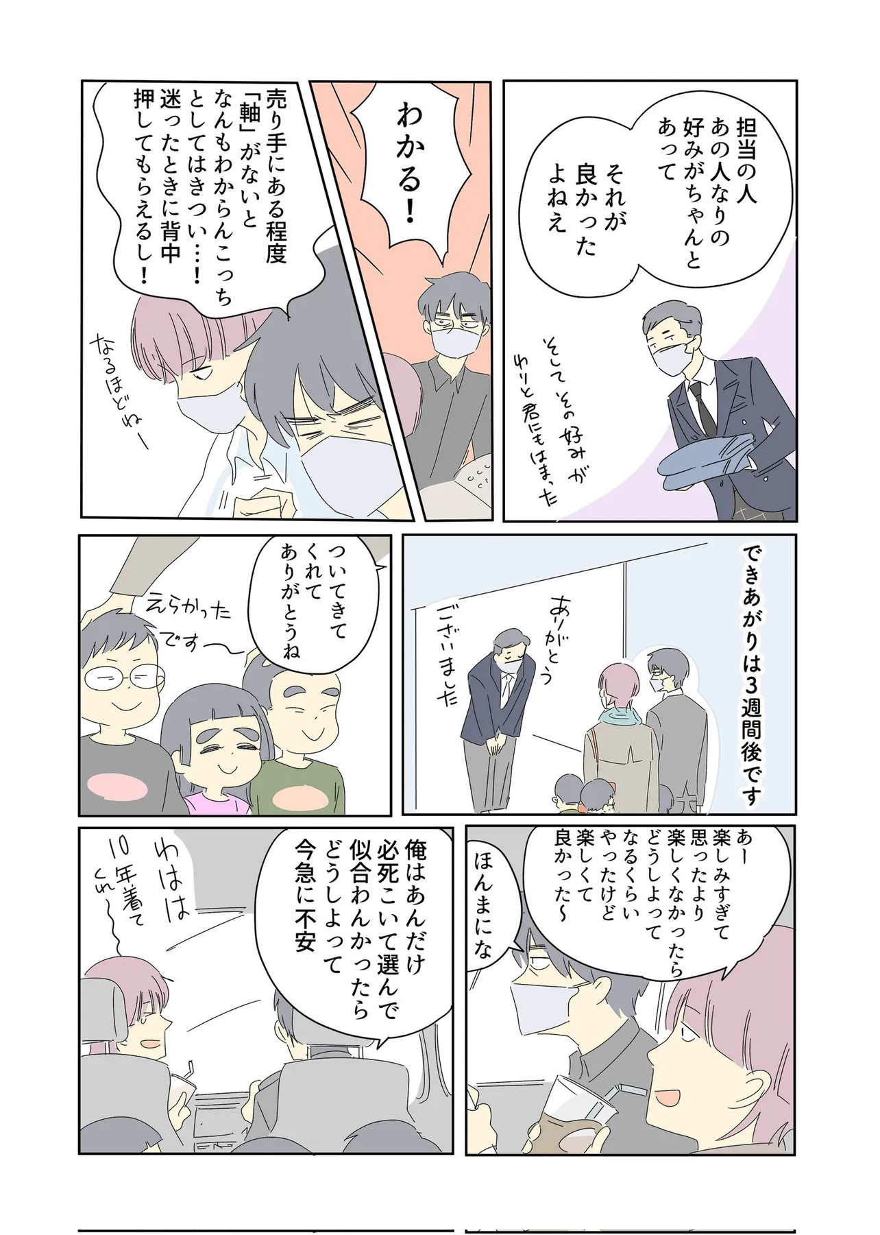 『オーダースーツを作りにいった話』(6/6)