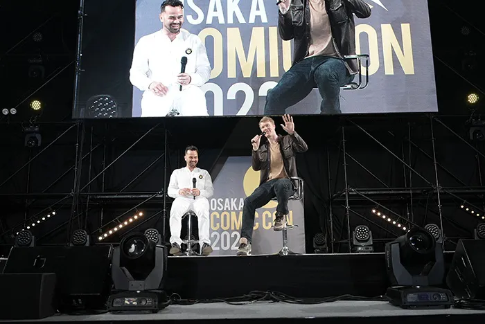「大阪コミコン2023」セレブ・ステージ：ダニエル・ローガン＆ヨーナス・スオタモ