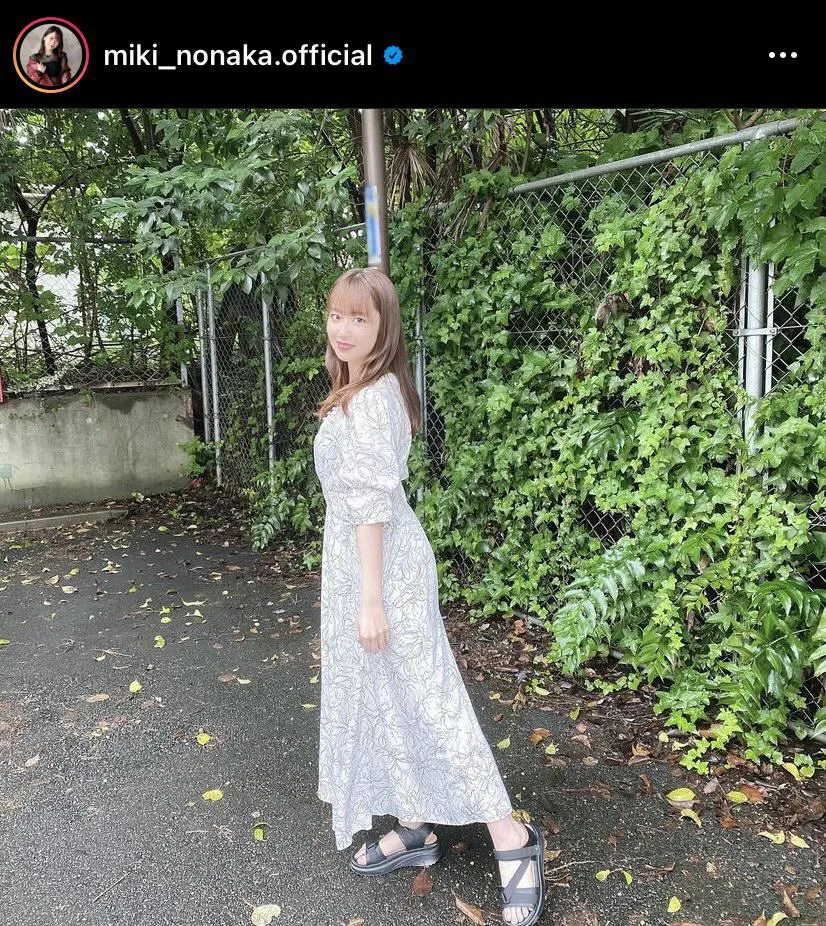 ※画像は野中美希オフィシャルInstagram(miki_nonaka.official)より