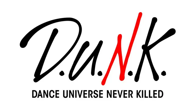 「D.U.N.K. -DANCE UNIVERSE NEVER KILLED-」ロゴ