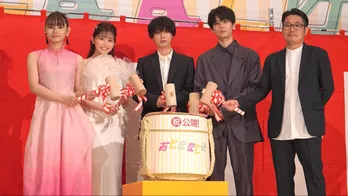 HiHi Jets・井上瑞稀、初主演映画封切りにホッとした笑顔 自身のキャッチコピーは「超省エネ男子」