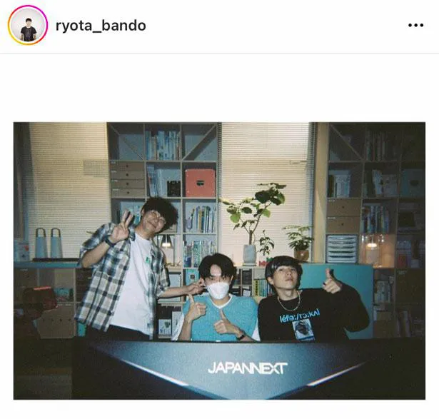 ※坂東龍汰Instagram(ryota_bando)より