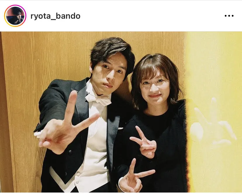 　※坂東龍汰Instagram(ryota_bando)より