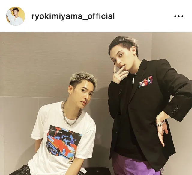 ※画像は三山凌輝Instagram (ryokimiyama_official)より