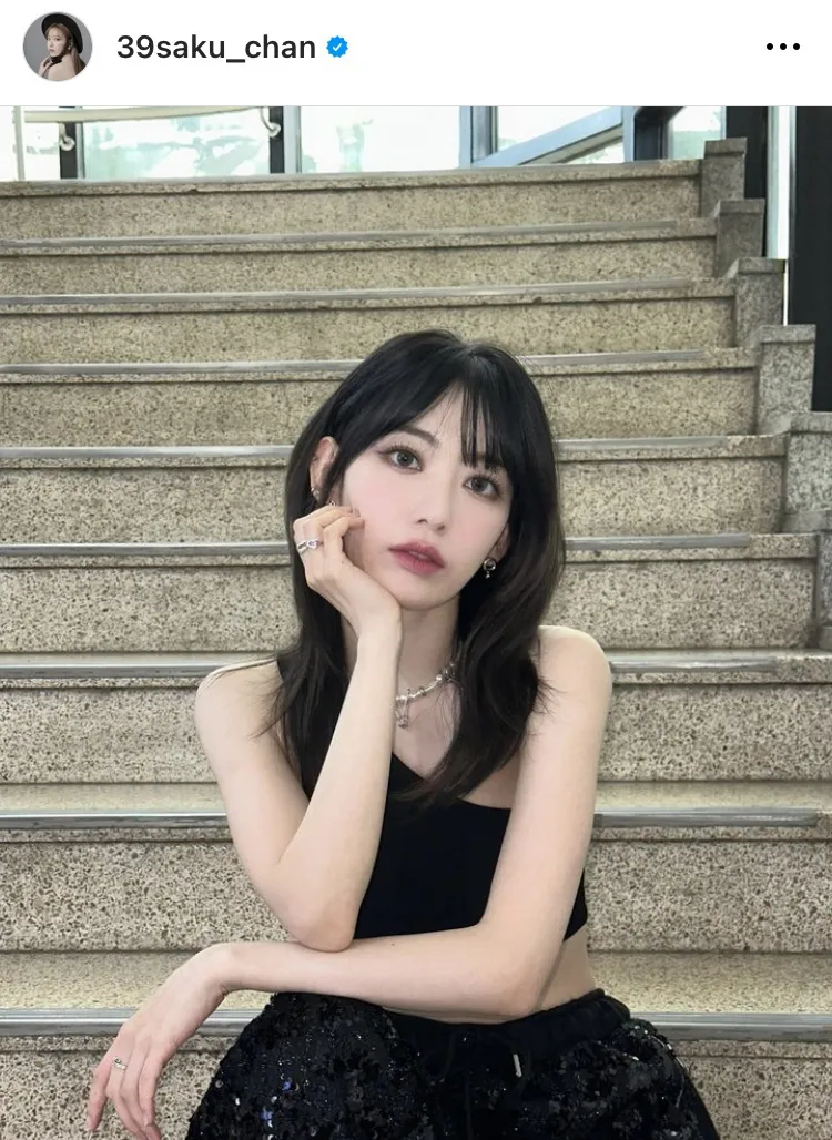  ※宮脇咲良公式Instagram(39saku_chan)より