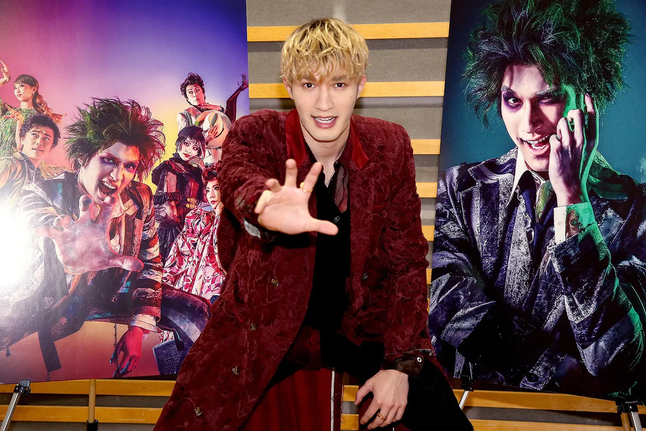 ジェシー(SixTONES)がブロードウェイミュージカル「ビートルジュース」取材会に出席