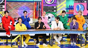 <それスノ>Snow Man岩本照&阿部亮平、スポーツ名門校でアクロバットを体験 早見あかりはラウール&キッズダンサーの身長差67センチのダンスに大興奮