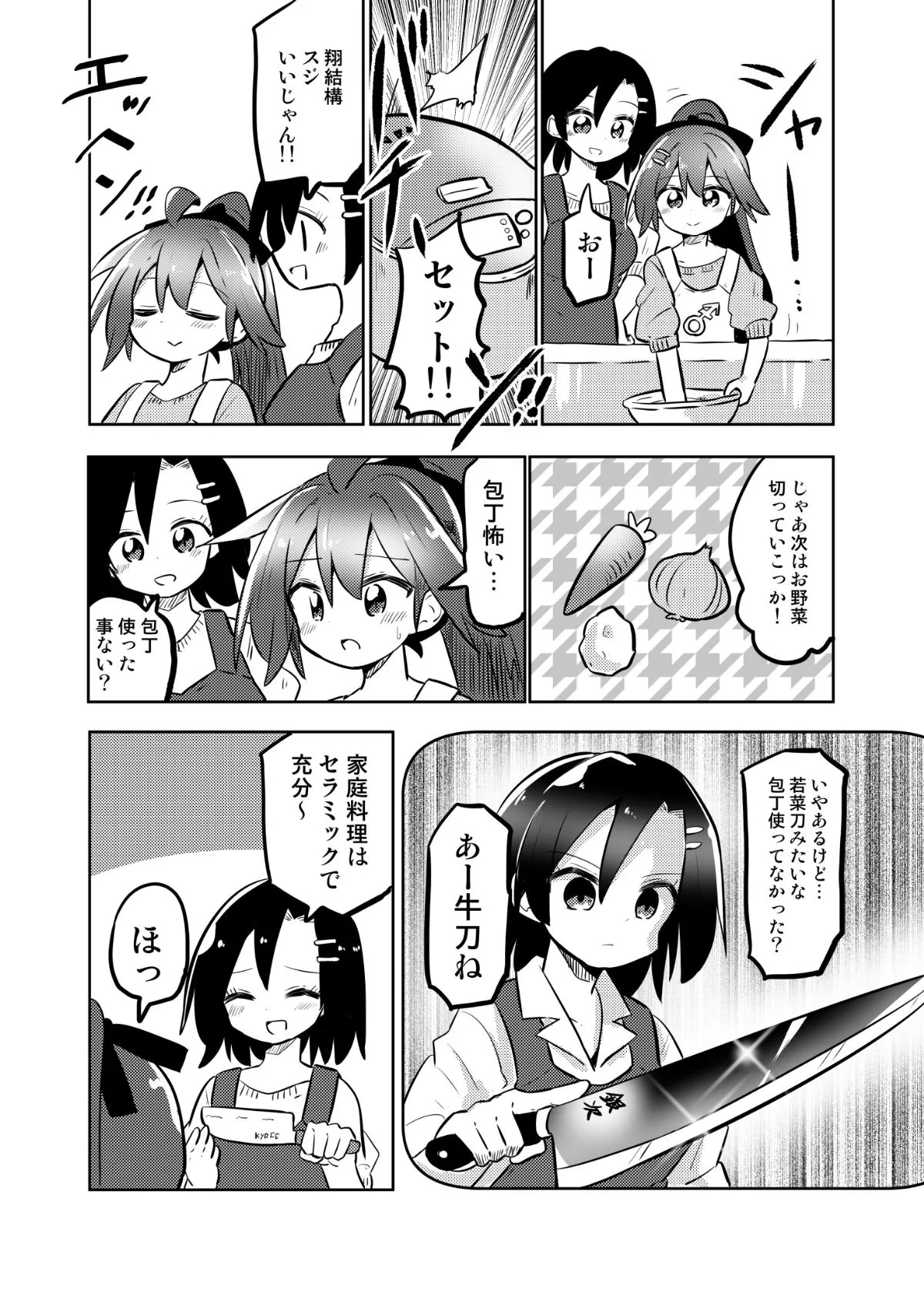 『女の子になれる男の子に料理を教える漫画』(12/22)