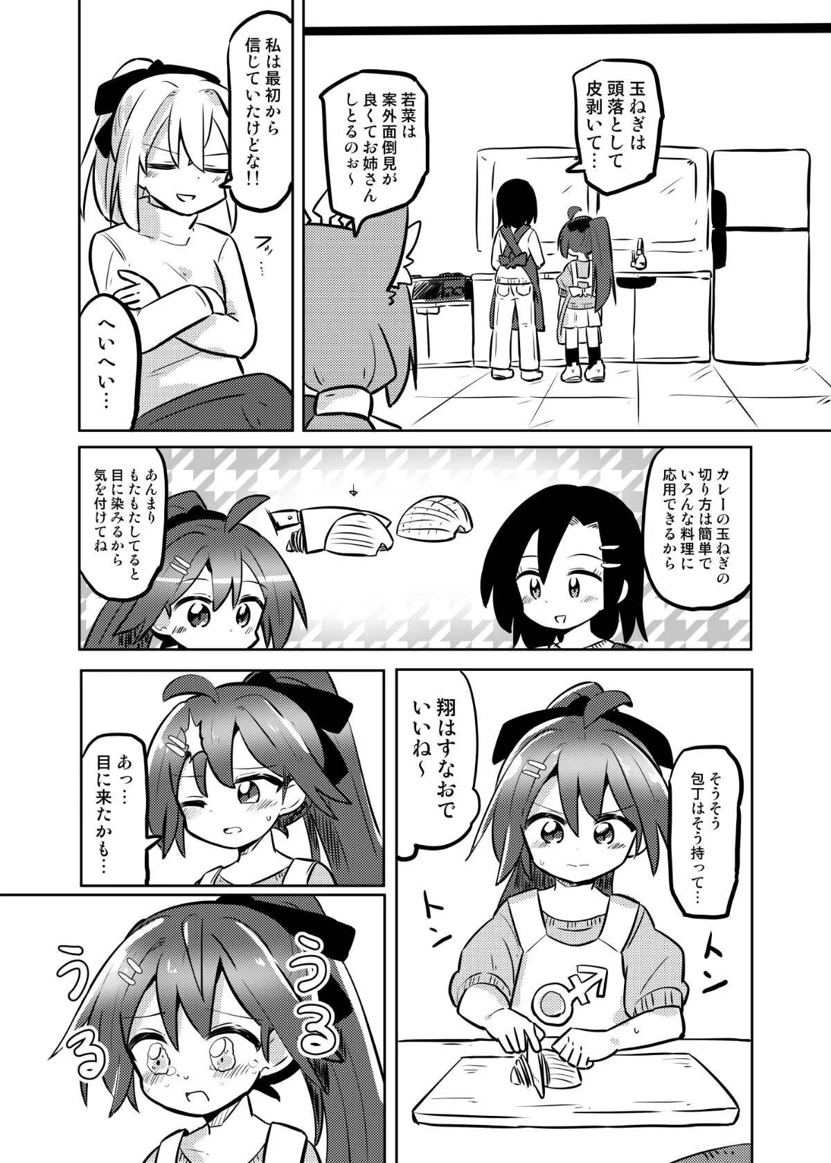 『女の子になれる男の子に料理を教える漫画』(13/22)