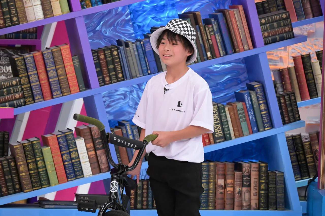 BMXライダー・谷本怜雅くん(11歳)「日曜日の初耳学」より