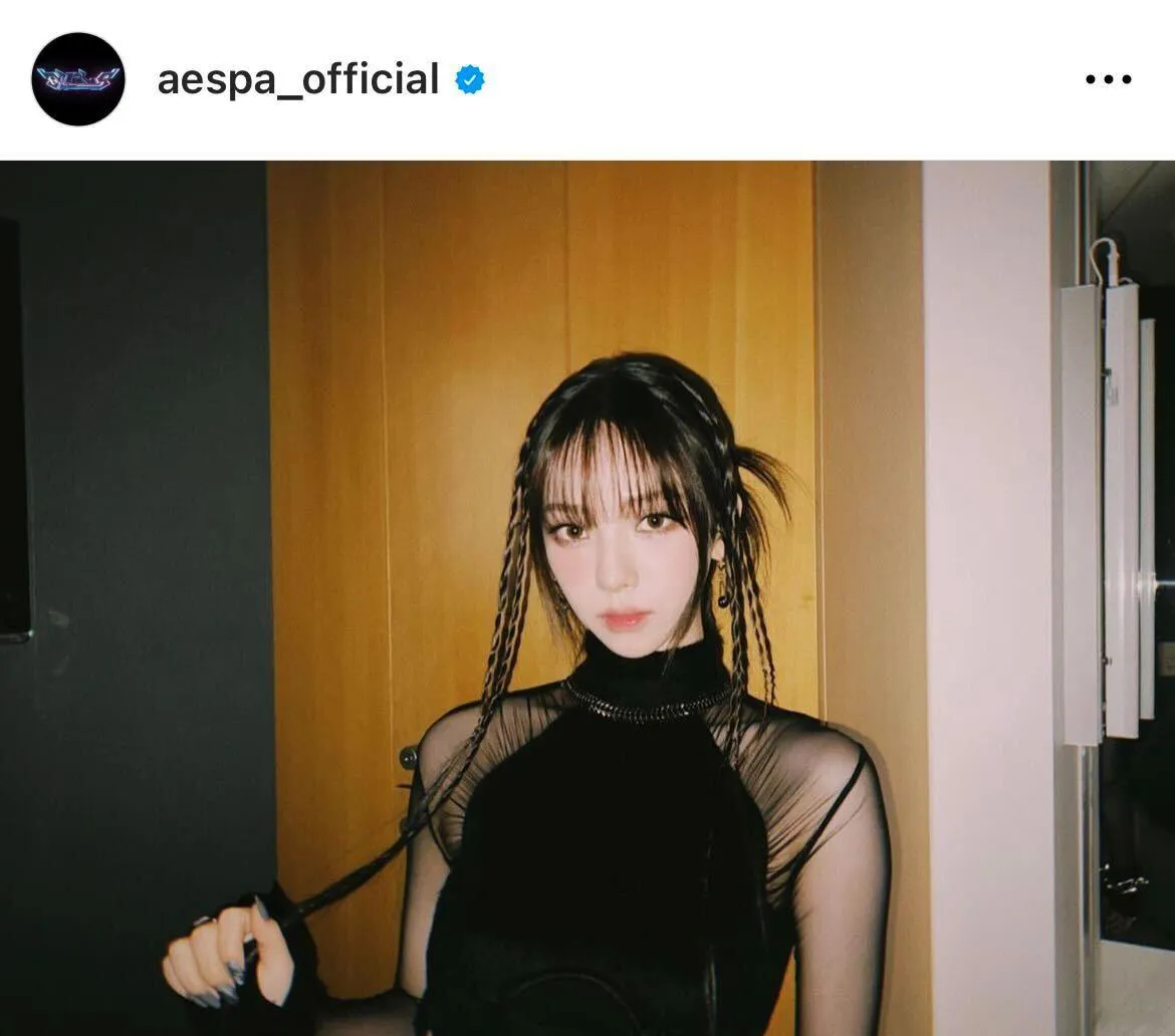 ※aespa公式Instagram(aespa_official)より