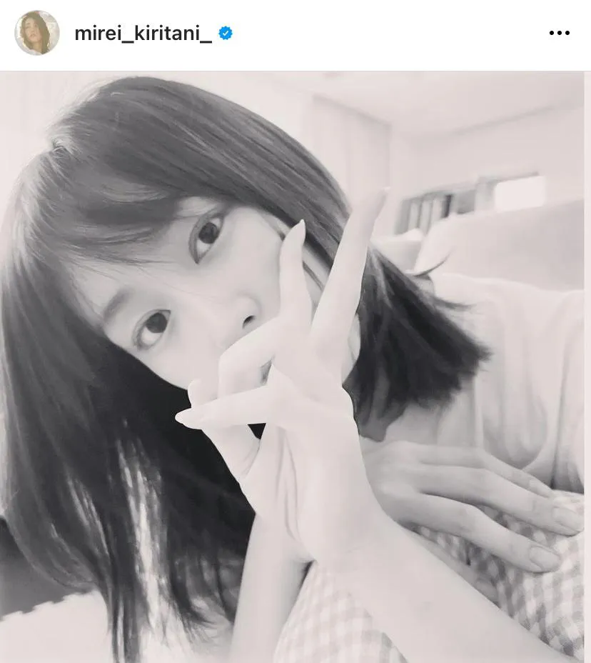  ※桐谷美玲オフィシャルInstagram(mirei_kiritani_)より