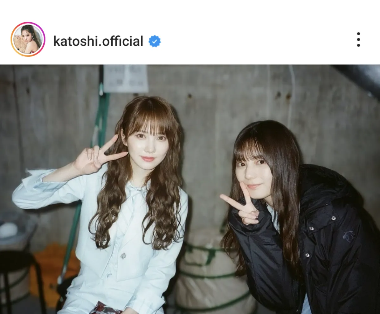 ※加藤史帆公式Instagram(katoshi.official)より