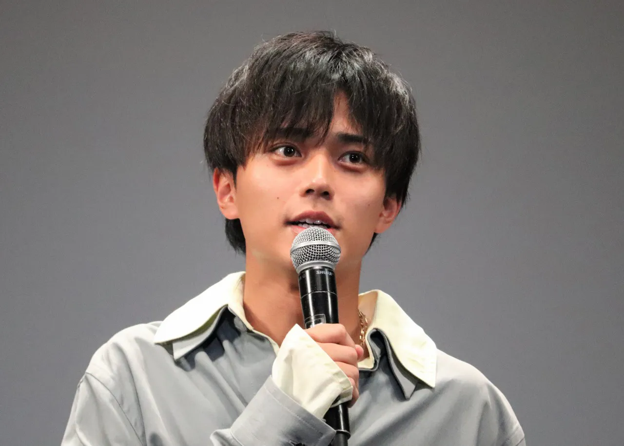 日曜劇場「ラストマンー全盲の捜査官ー」最終回プレミア試写会＆サプライズトークショーに登壇した永瀬廉