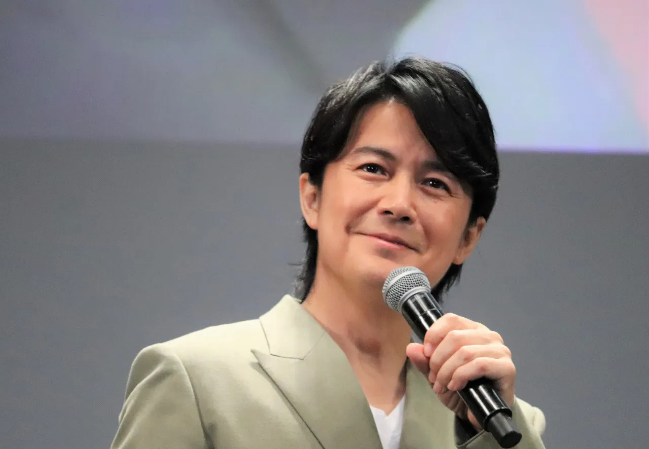 日曜劇場「ラストマンー全盲の捜査官ー」最終回プレミア試写会＆サプライズトークショーに登壇した福山雅治