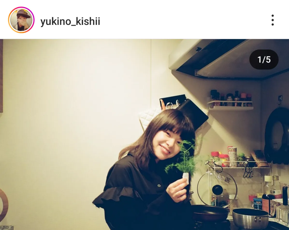   ※岸井ゆきの公式Instagram(yukino_kishii)より