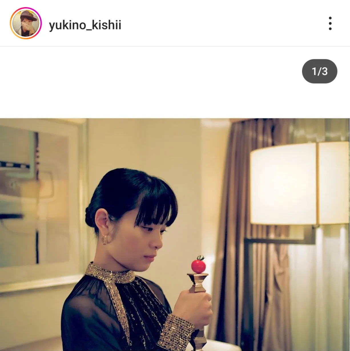  ※岸井ゆきの公式Instagram(yukino_kishii)より