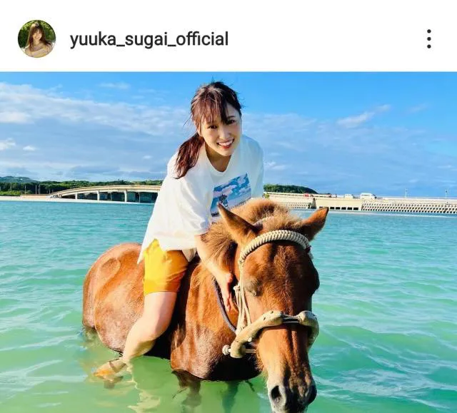 ※菅井友香公式Instagram(yuuka_sugai_official)のスクリーンショット