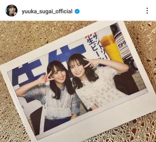 ※菅井友香公式Instagram(yuuka_sugai_official)のスクリーンショット