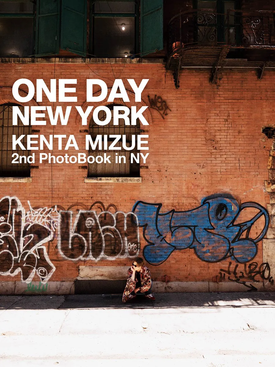 水江建太2nd写真集「ONE DAY NEW YORK」表紙