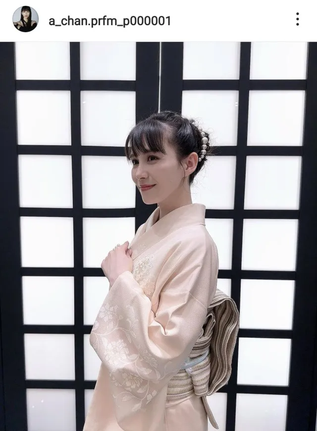 ※画像はPerfume・あ～ちゃん公式Instagram (a_chan.prfm_p000001)より