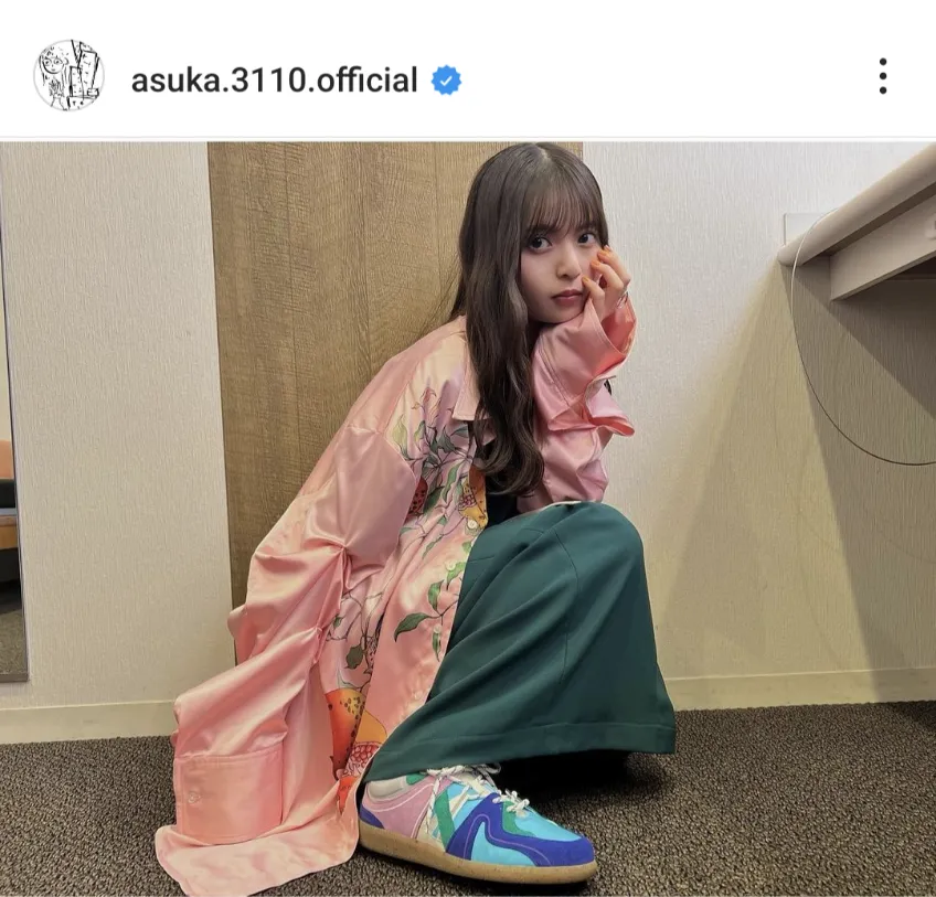  ※齋藤飛鳥オフィシャルInstagram(asuka.3110.official)より