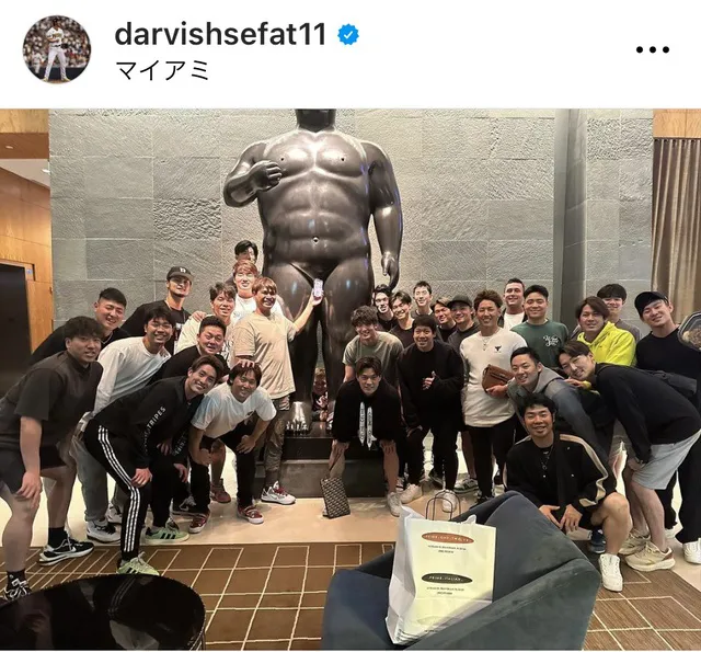 ※画像はYu Darvish(ダルビッシュ有)Instagram(darvishsefat11)より