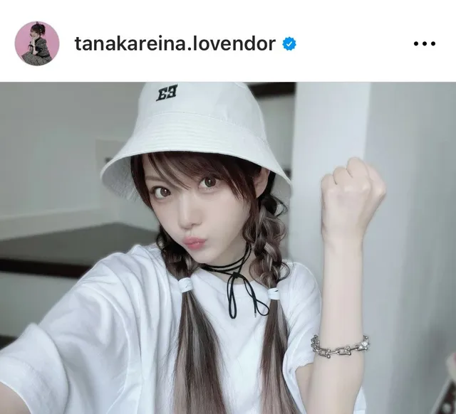 ※画像は田中れいなInstagram (tanakareina.lovendor)より