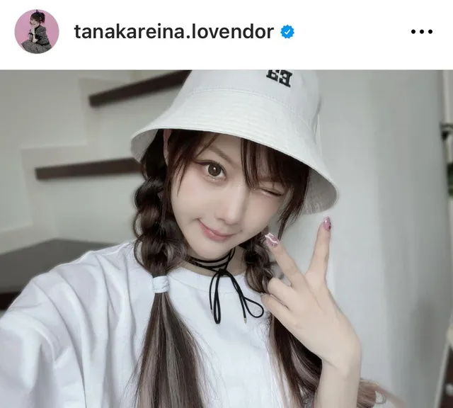 ※画像は田中れいなInstagram (tanakareina.lovendor)より