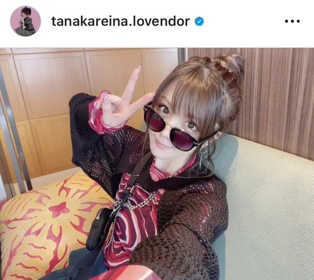 ※画像は田中れいなInstagram (tanakareina.lovendor)より