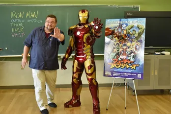 アイアンマン登場に子どもたちも大興奮! マーベル副社長が小学校で特別授業