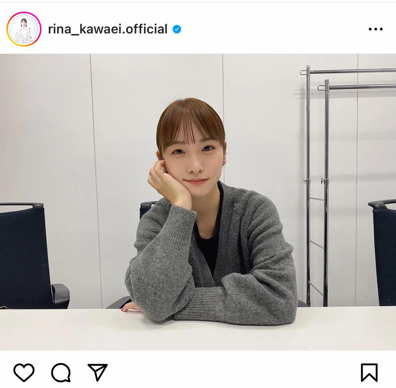 ※川栄李奈オフィシャルInstagram(rina_kawaei.official)より