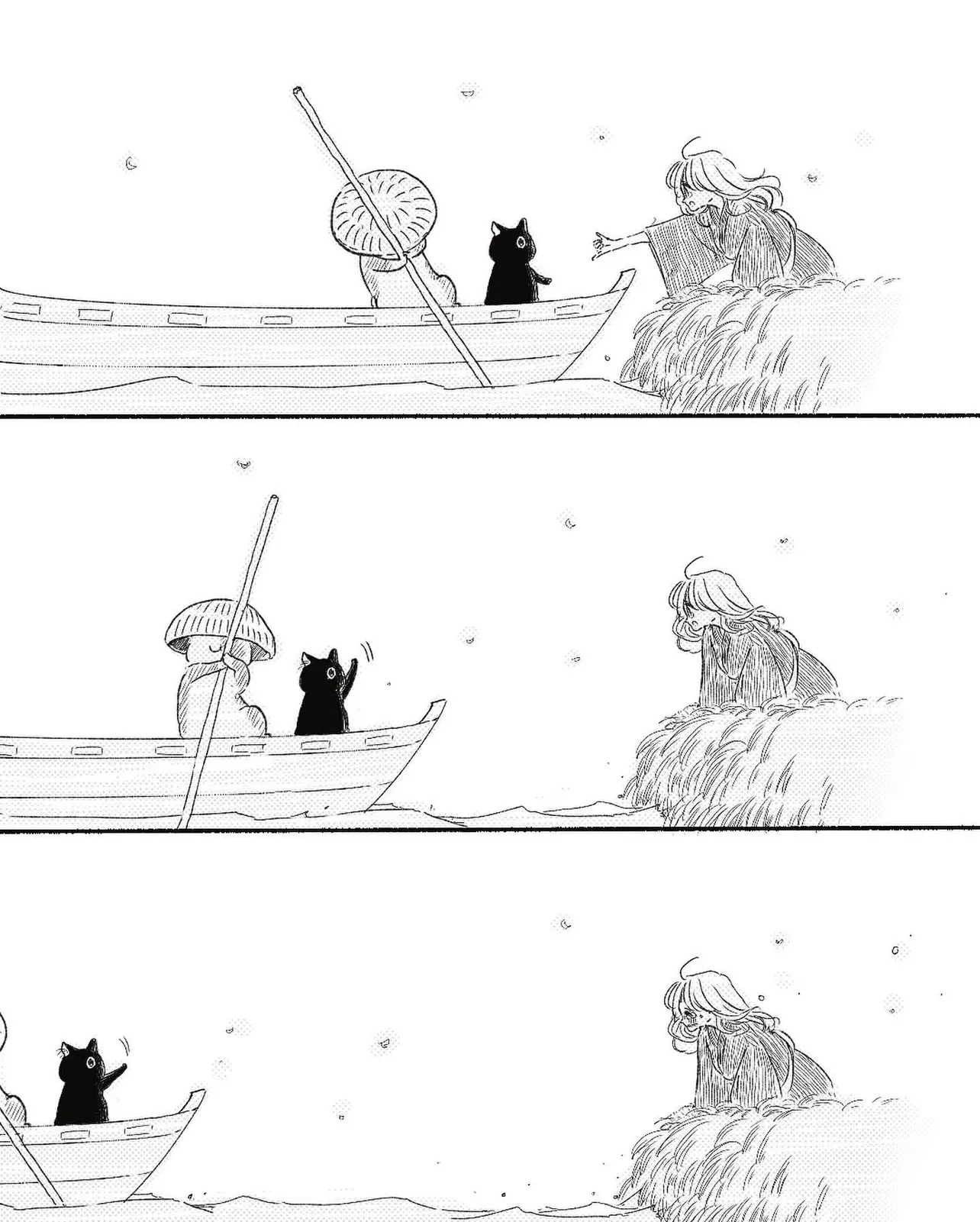 先日1歳と9ヶ月で急死した、飼い猫の雨への追悼漫画です。⑤