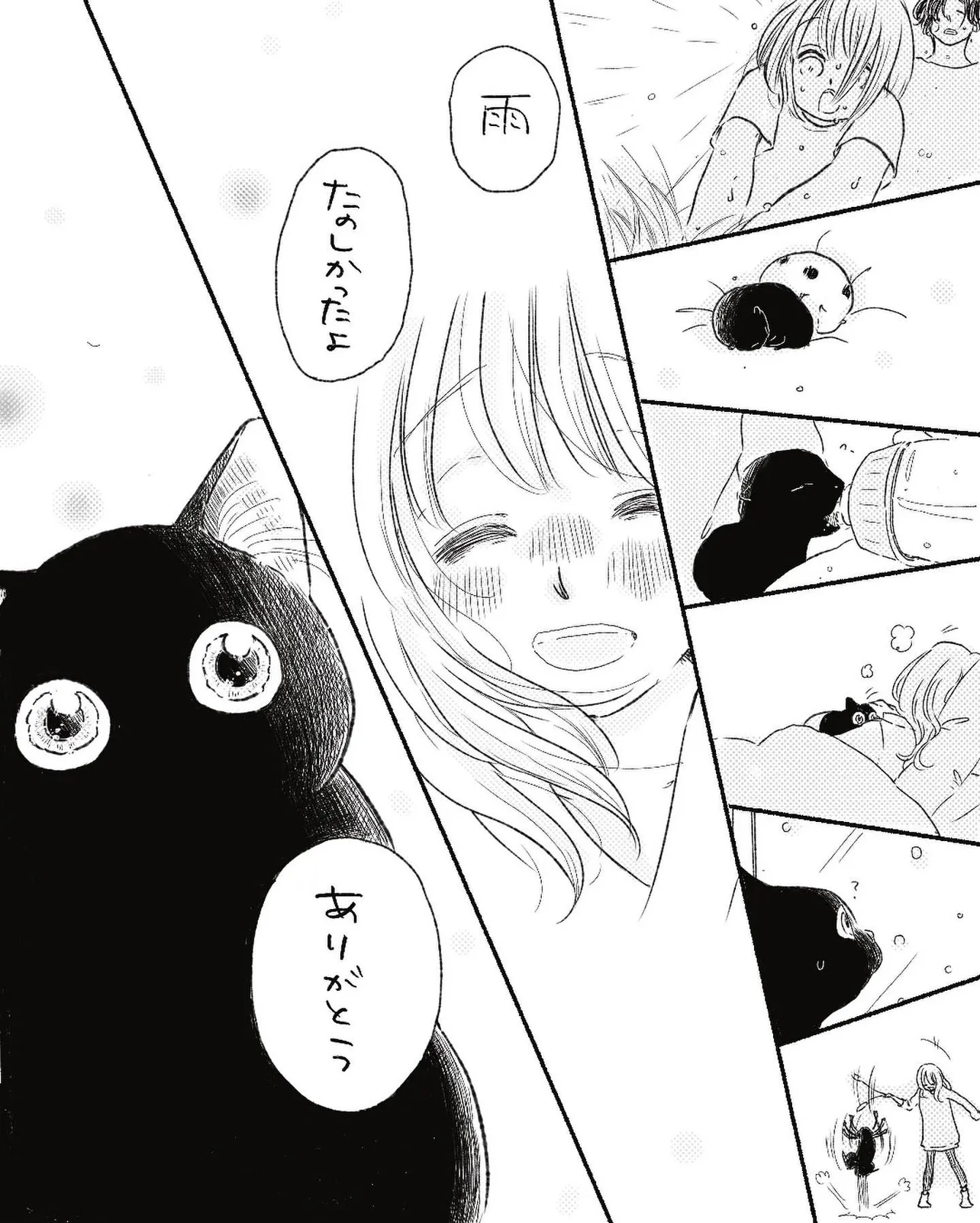 先日1歳と9ヶ月で急死した、飼い猫の雨への追悼漫画です。⑥