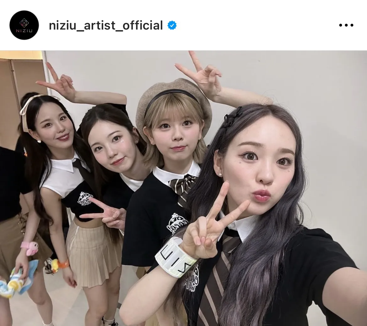 ※NiziU公式Instagram(niziu_artist_official)より