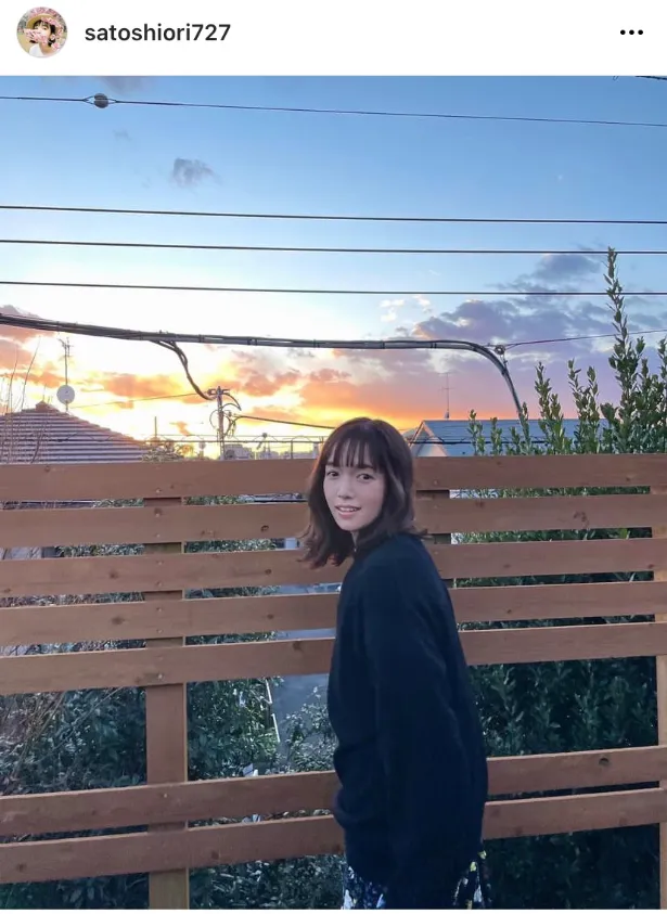 ※佐藤栞里公式Instagram(satoshiori727)より