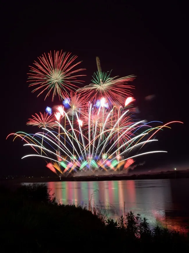 【写真】まさに“圧巻”…夏の夜空に輝く色とりどりの花火