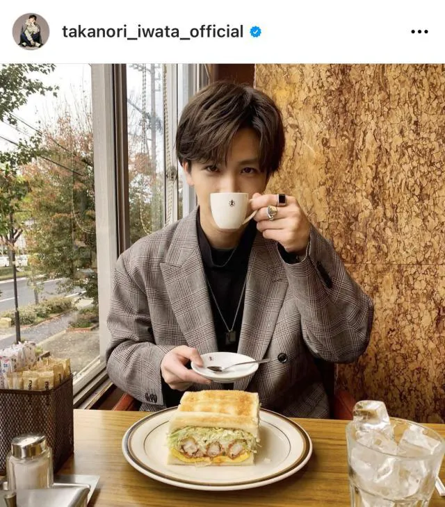 ※岩田剛典オフィシャルInstagram(takanori_iwata_official)より