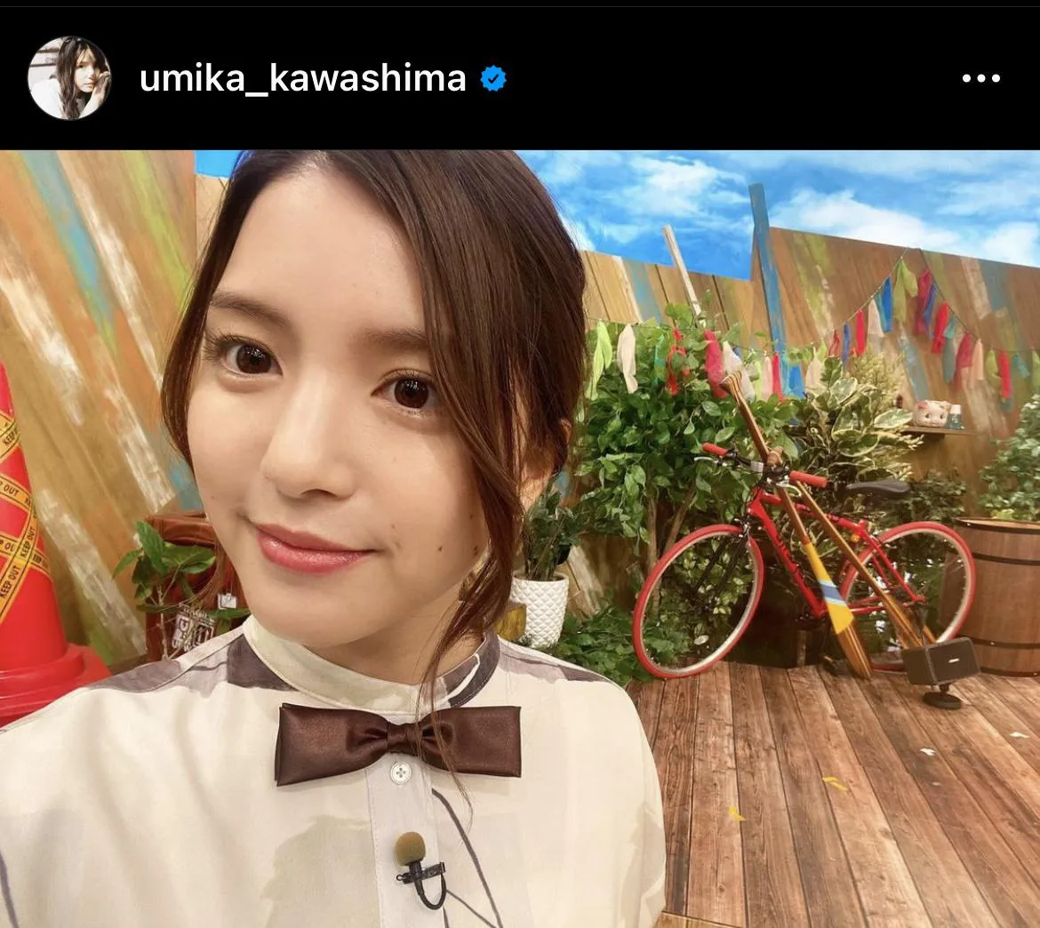 ※画像は川島海荷(umika_kawashima)公式Instagramのスクリーンショット