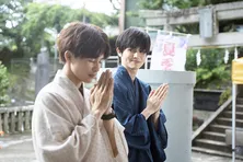 草川拓弥“湊”と西垣匠“慎太郎”がスイカシェイクを飲むシーンが甘すぎてニヤニヤ<みなと商事コインランドリー2>