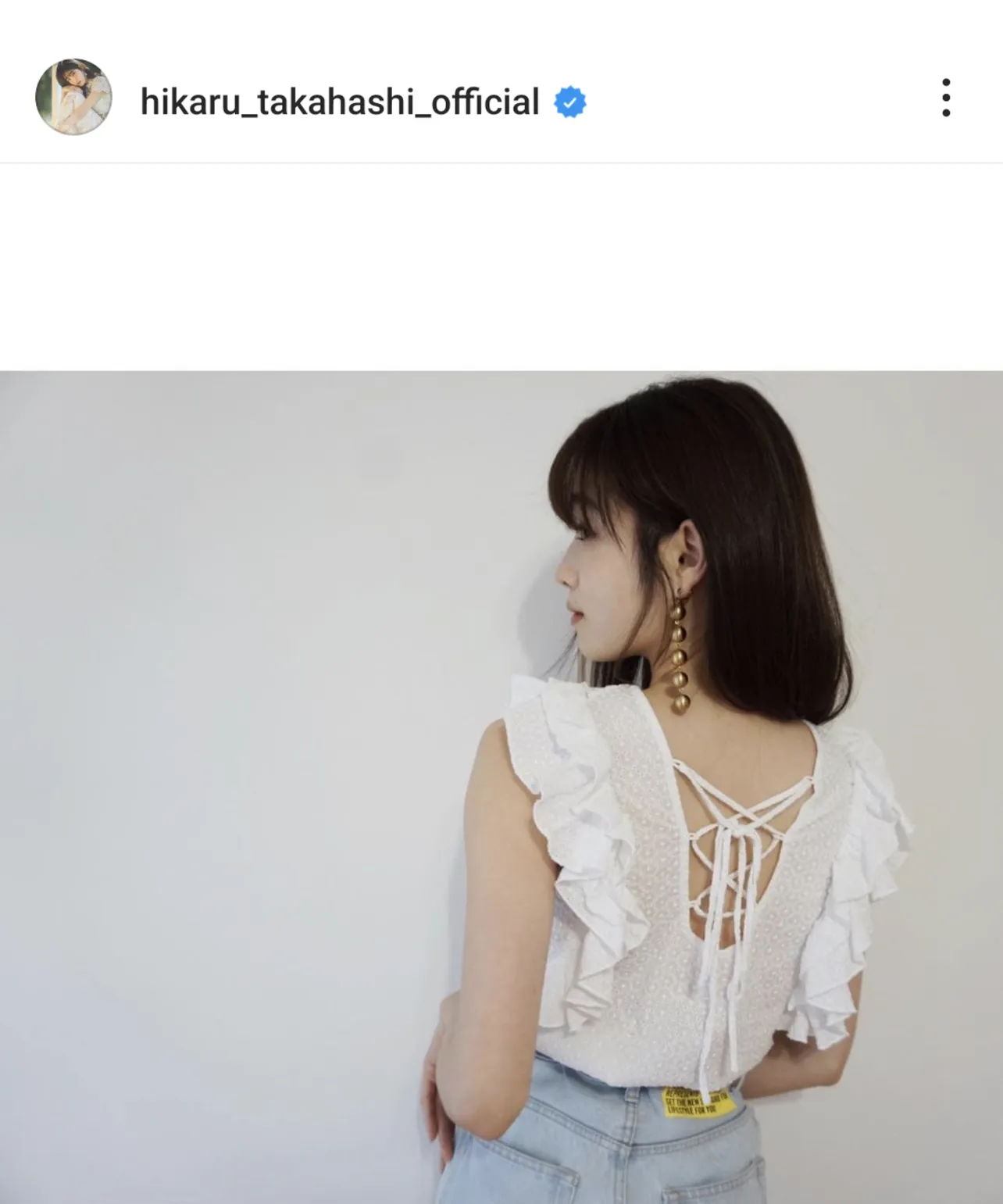 ※高橋ひかるオフィシャルInstagram(hikaru_takahashi_official)より