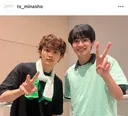 草川拓弥＆西垣匠が相合い傘、ハプニングから生まれたシーンに「お天気様ありがとう」の声＜みなと商事コインランドリー2＞