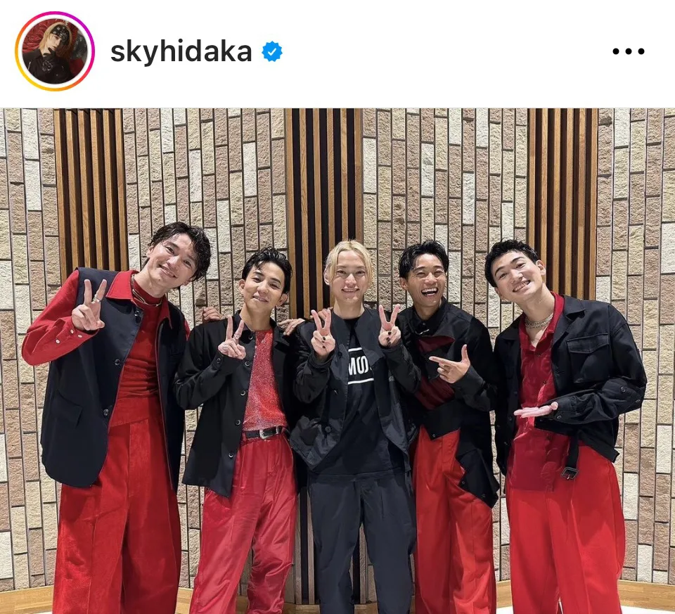 ※画像はSKY-HI Instagram (skyhidaka)より