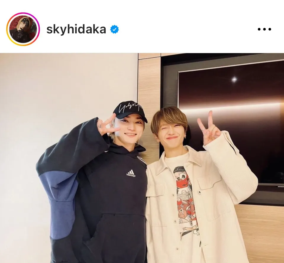 ※画像はSKY-HI Instagram (skyhidaka)より